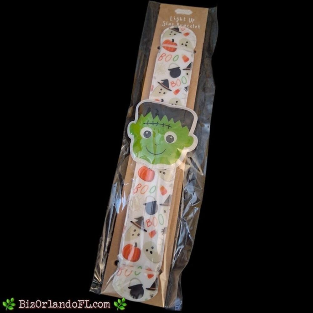 Mud Pie Light Up Halloween Slap Bracelet ** FRANKENSTEIN **